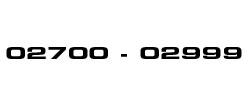 Kategorie 02700 - 02999